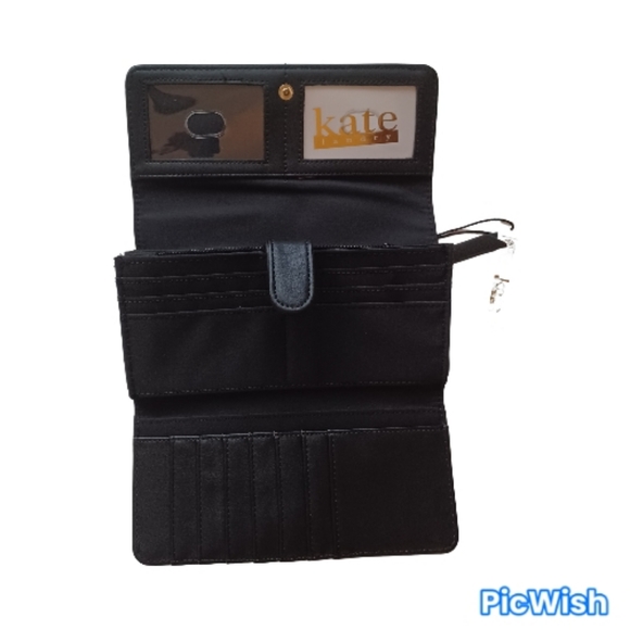 Kate Landry NWT black wallet - Picture 3 of 3